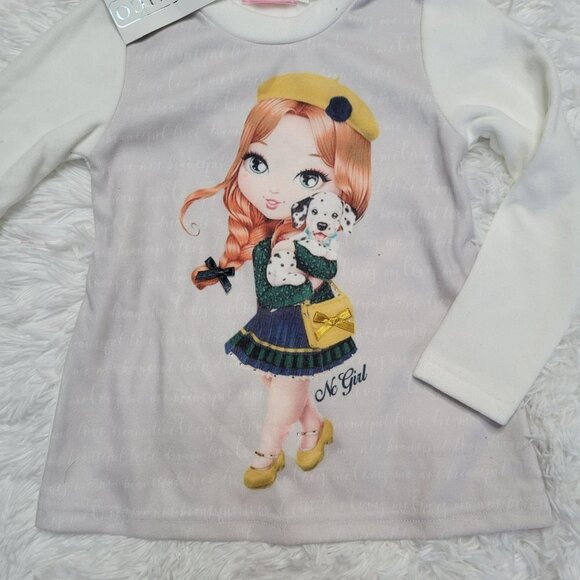 New with Tags Nico Girl's/ Toddlers' Thermal Full Sleeve Tunic Top - 12M - Picture 2 of 10